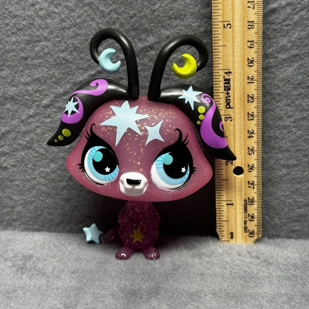 Littlest Pet Shop MOON SPARKLE WING FASHIONS  Star Dusk Fairy #2860 LPS Figure‎